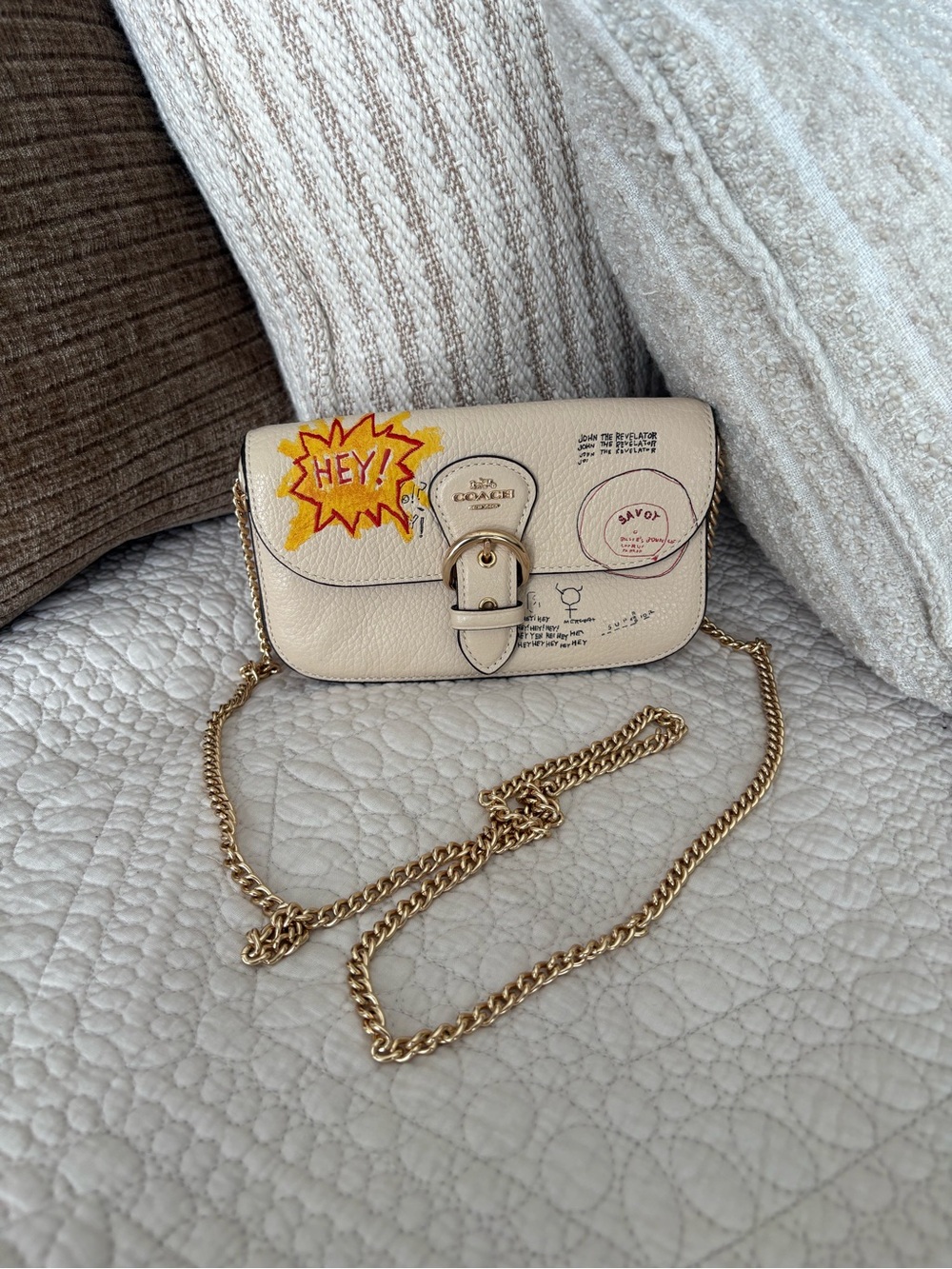 Coach X Jean Michel Basquiat Kleo Crossbody c5612